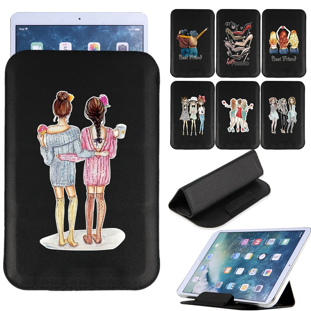 Custodia Universale Per Tablet Custodia Per Supporto 7 8 Custodia Per Magnete Da 10 Pollici Custodia Per Tablet In Pelle Pu Serie Best Friends