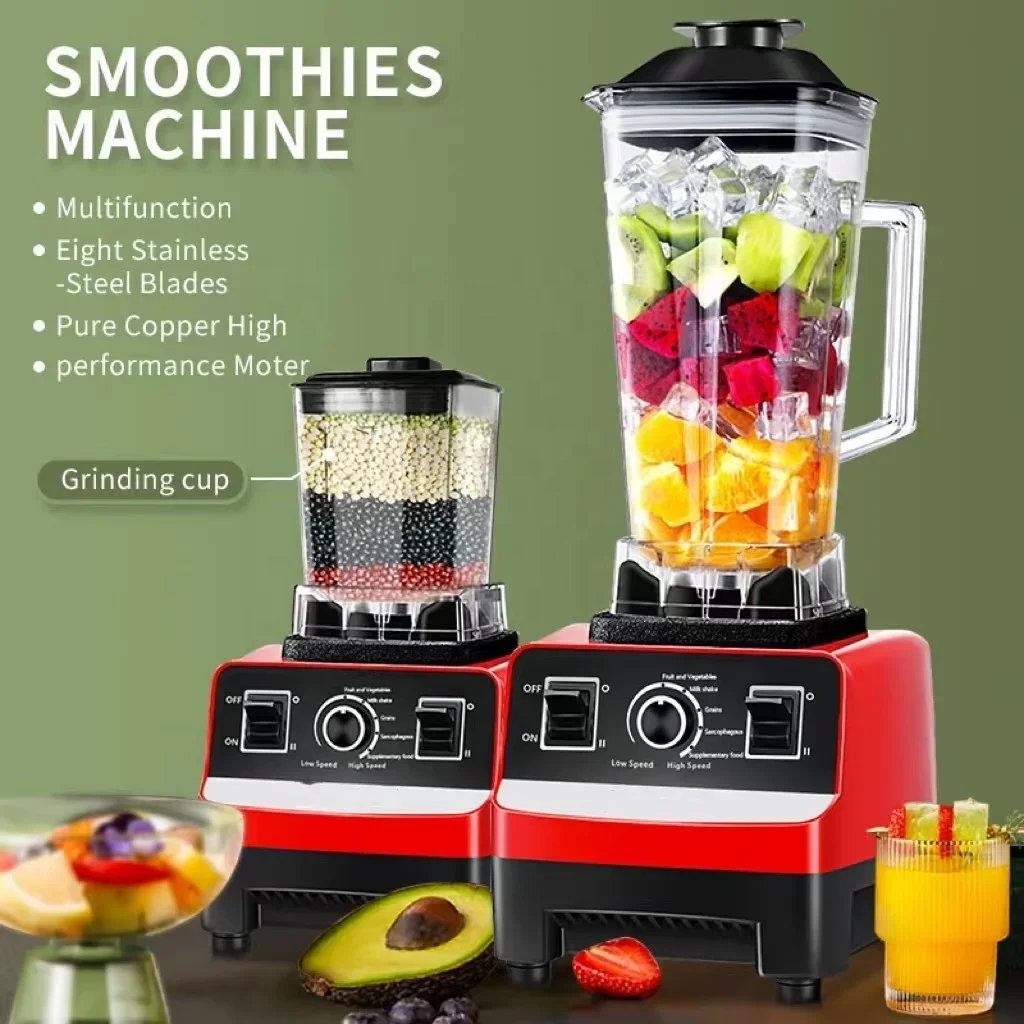 Silver Crest SC-1589 赤いブレンダー for 2L 3000/4500W Silver Crest blender Big Powerful SC-1589