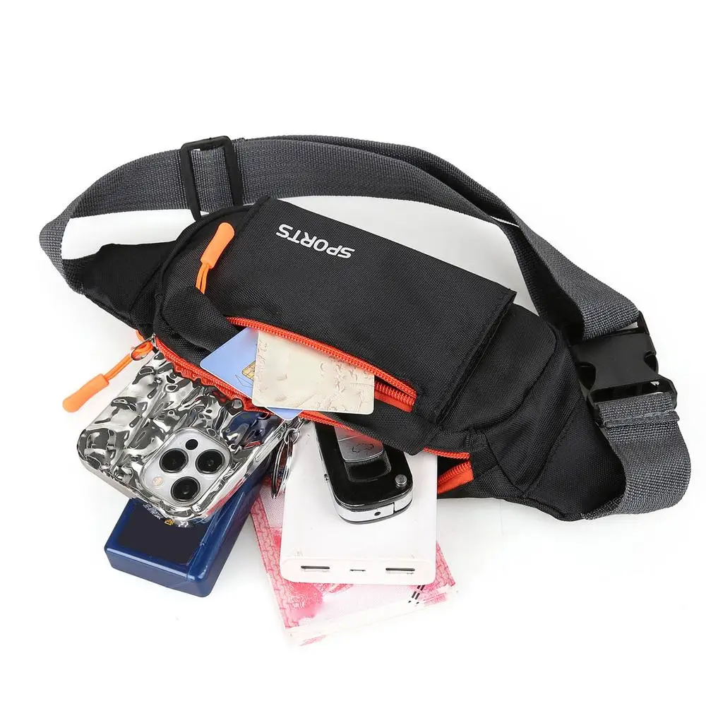 Gürtel tasche zum Laufen wasserdichte Hüft tasche Laufen Gürtel tasche tragbare Brust Umhängetasche Sport Hüft tasche für Handys – Detail 7