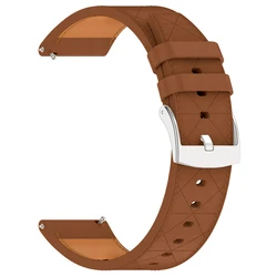 Enhanced Sport Strap 22MM - Premium Synthetic Leather Wristband Bracelet for COROS PACE 3 (BROWN)