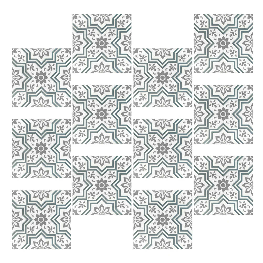 

12 Pcs Three-dimensional Crystal Epoxy Wall Sticker Stickers Pu Removable Tile Decals