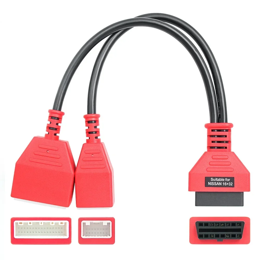 New Type The 16+32 Pin OBD Gateway Adapter for Nissan B 18 Can Be Used with An Unencrypted New Key Added OBD2 Cable Tool quality 3