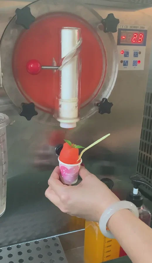 Ice Slush Machine 15l Granita Sorbet Ice Cream Gelato Milkshake Cocktail Slushy Juice Smoothie Margarita Machine Frozen Drink 3