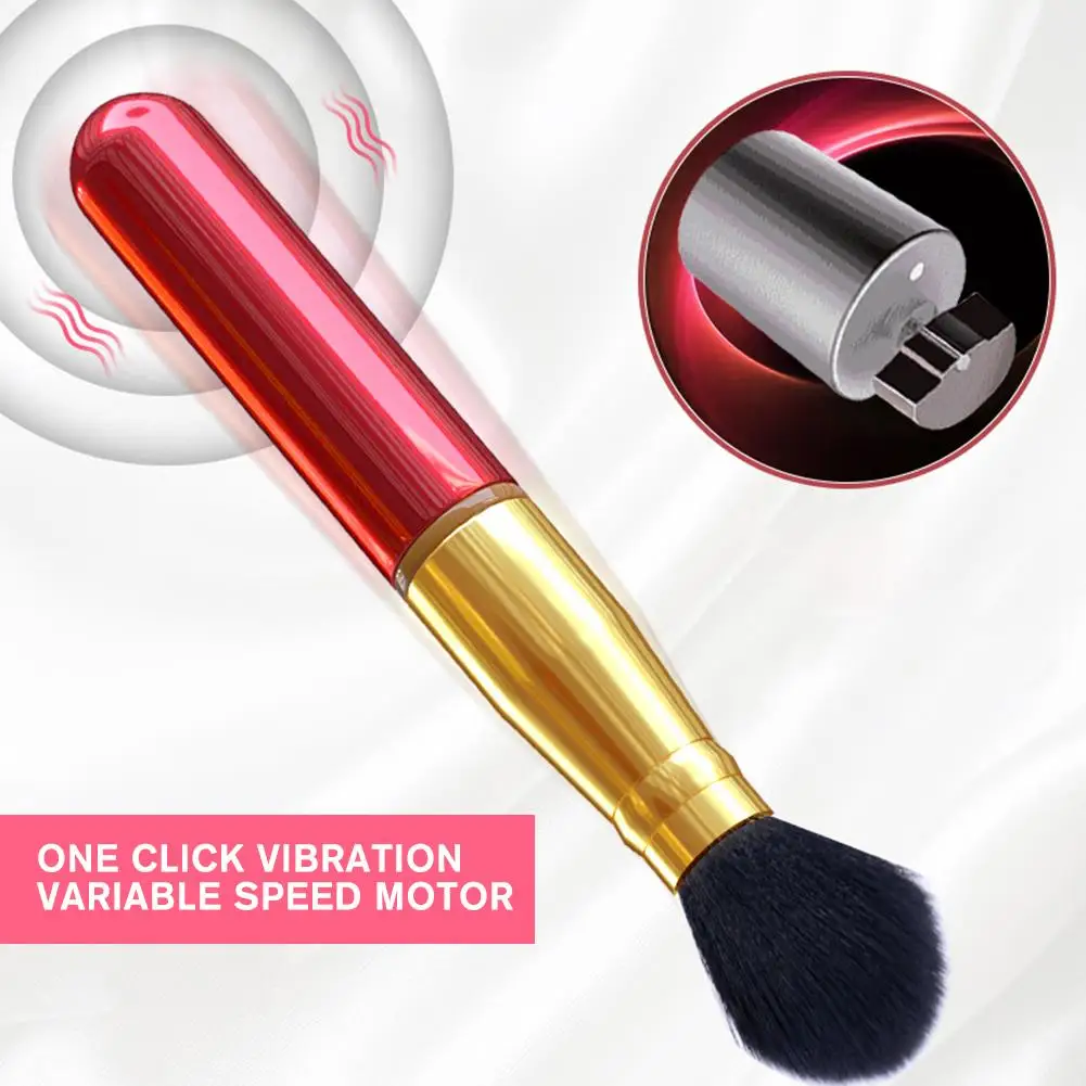

New Magic Electric Makeup Brush Beauty Powder Face Tools Blush Cosmetics Up Base Makeup Foundation Soft Large Brushes Make N9D4