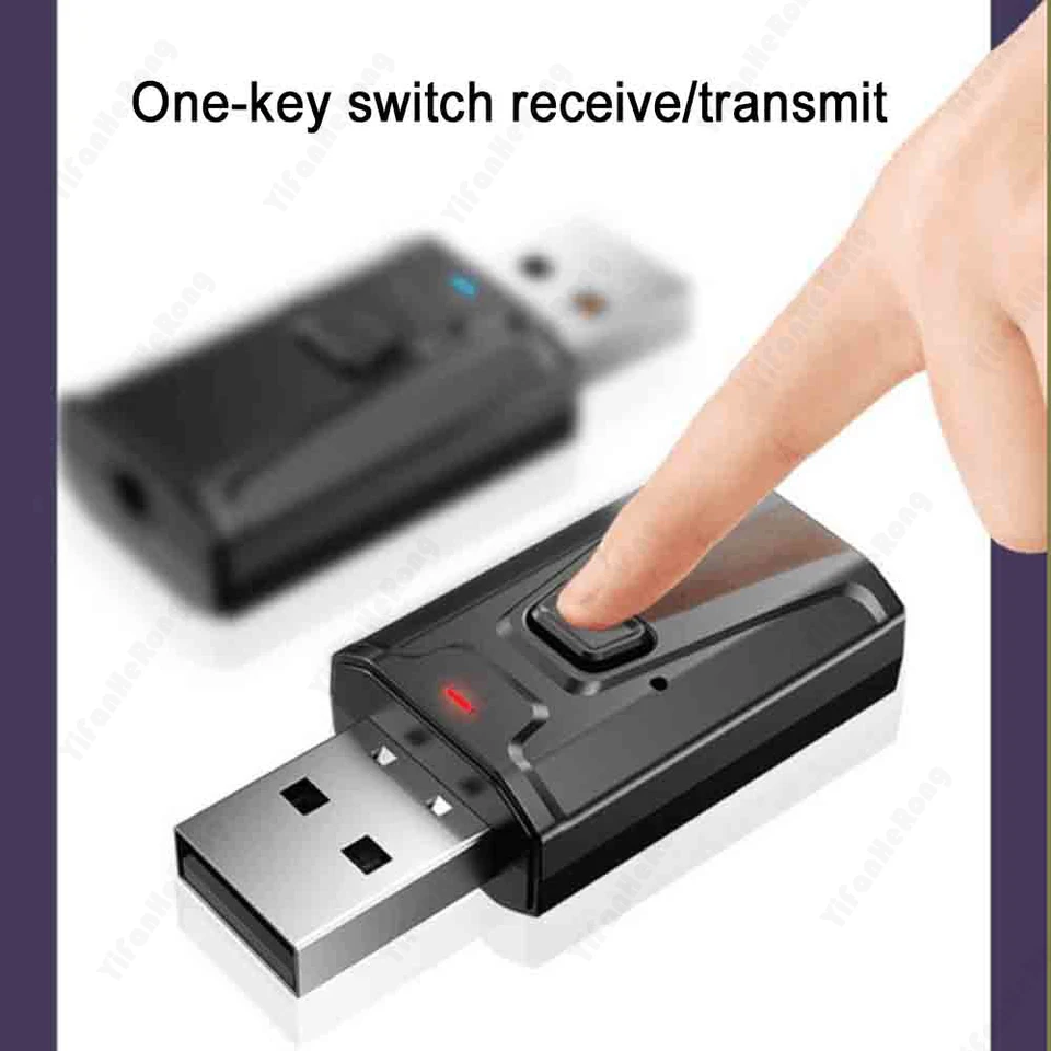 AOSHIKE-transmetteur récepteur Audio Bluetooth 5.0, Mini Jack 3.5mm