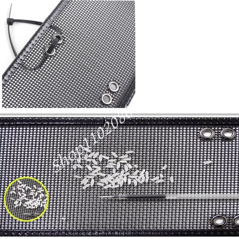 곤충 방지 공기 흡입구 보호 커버 Airin Insert Net Vent Racing Grill For Volkswagen TOUAREG 2022 2.0 필터