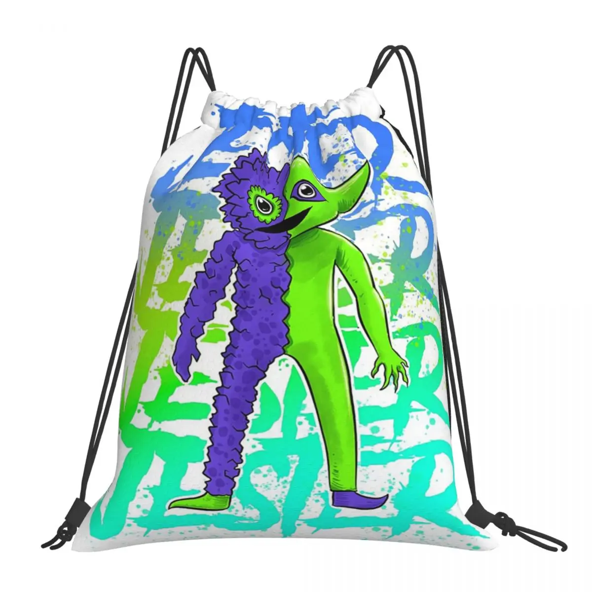 

JESTER GARTEN OF BANBAN Backpacks Casual Portable Drawstring Bags Drawstring Bundle Pocket Sports Bag BookBag Travel Students