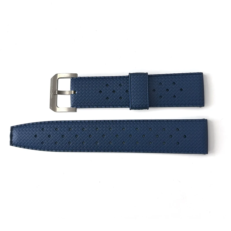 HEIMDALLR Uhrenarmband, Kautschukarmband, 22 mm, mit Titan-Uhrenschnalle, passend für Thunfisch-Uhrengehäuseteile