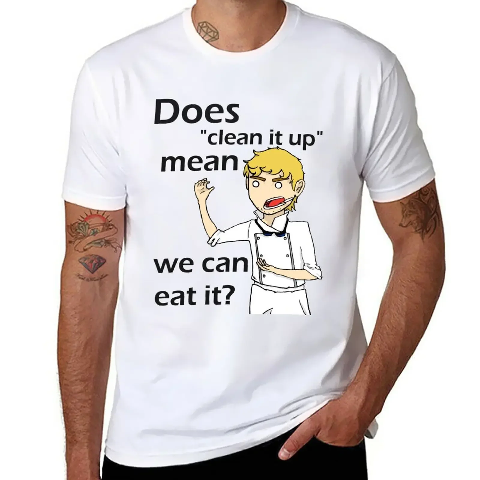 

Can we eat it T-Shirt oversized cute tops summer top fitted t shirts for men