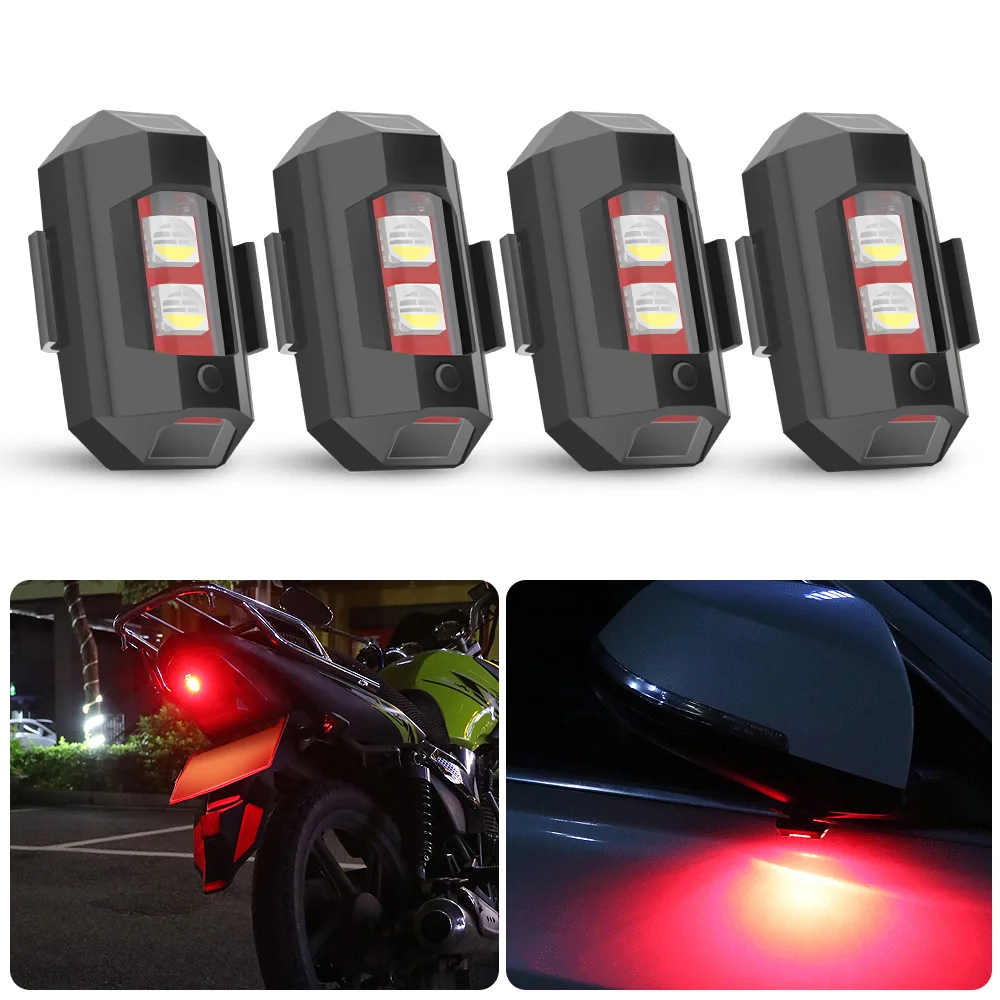 

Free Shipping RGB Drone Strobe Light USB LED Anti-Collision Bike Tail Model Aircraft Mini Signal Motorcyc Warning Light