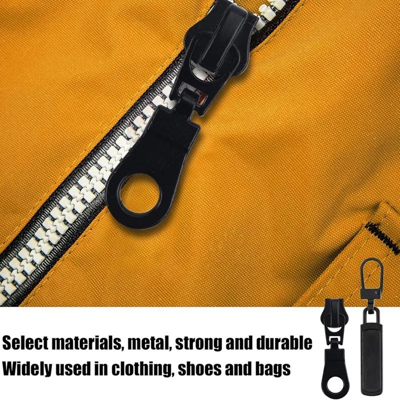 LUWEI 21Pcs Zipper Repair Kit, Zipper Replacement Slider & Pulls & Install Pliers Tool For Repairing Jackets Backpack