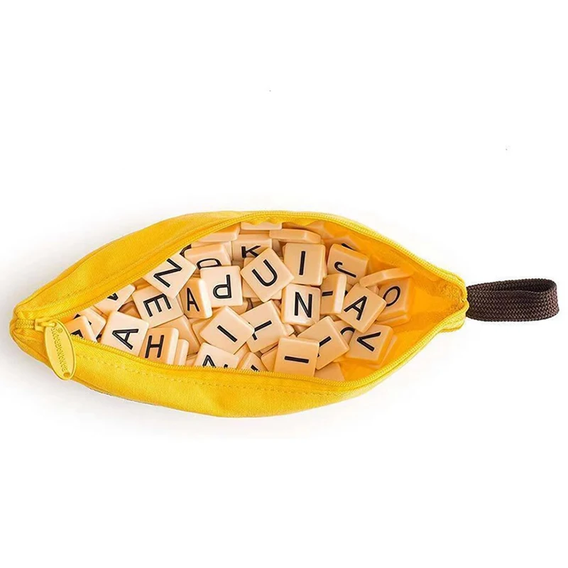 New Bananagrams Word Game Puzzle Kids Party Toys Letter Pouch Children Board Game 2