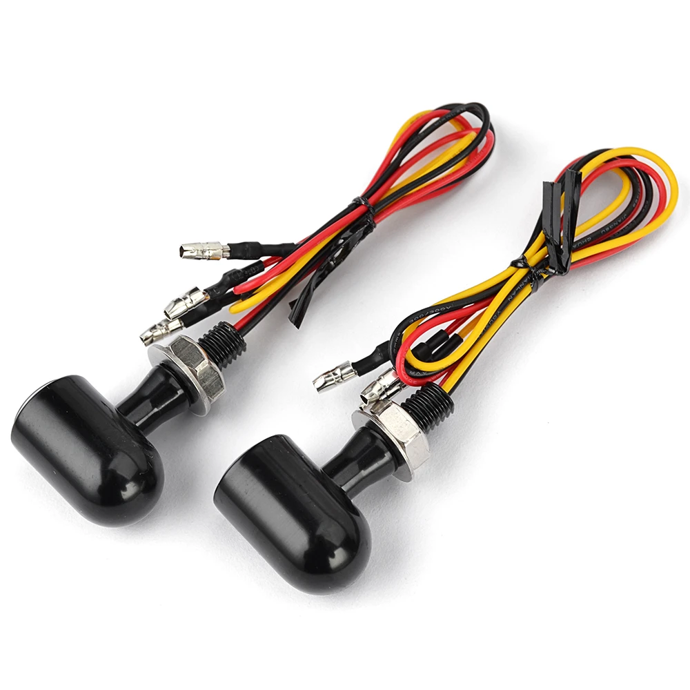 Intermitentes Moto Luz Señales de Giro 4PCS LED Lampara Flecha 14 LED  Indicador de Dirección Luz Ámbar Impermeable IP65 para 12V Motocicleta  Chopper Scooter : : Coche y moto