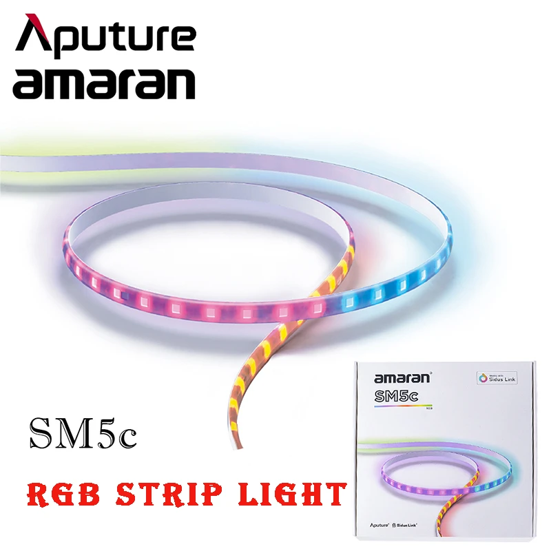 Aputure Amaran Sm5c Rgb Smart Pixel Led Strip Light 5 Meters Extensions
