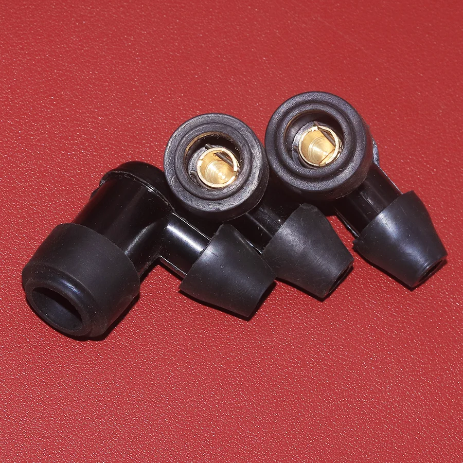 3-Pack 90-Degree Non-Resistor Spark Plug Caps – Universal Fit For Dirt Bikes, ATVs & Motorcycles