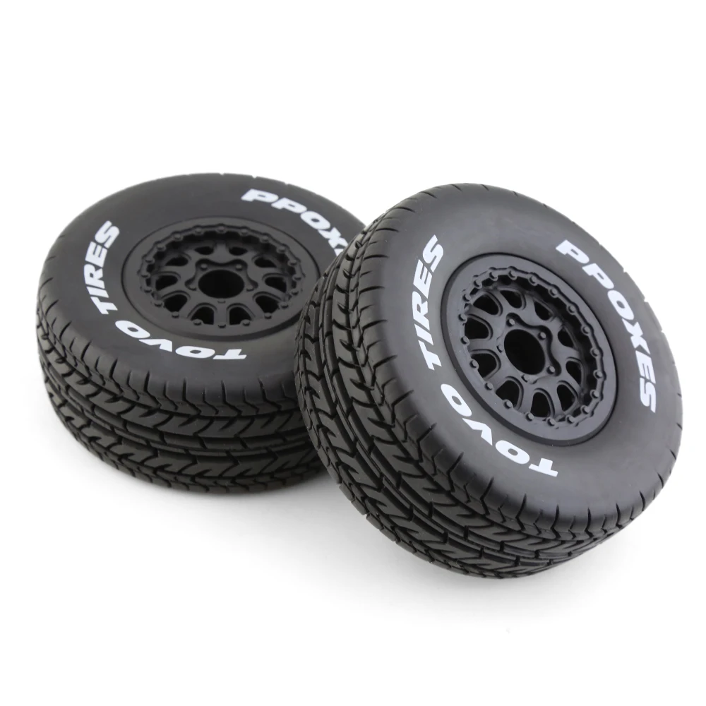 Pneus RC 1/10 Tout Terrain 4pcs - Compatibles Traxxas Slash, ARRMA Senton