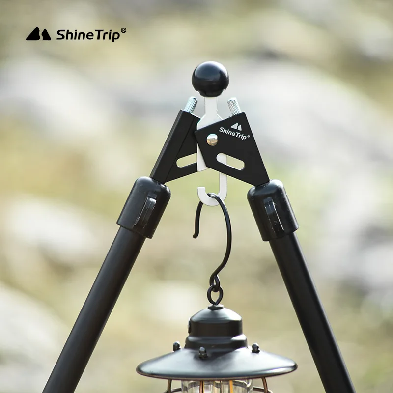 Camping Tent Accessories Shine Trip Pyramid Tent Circle Thimbles Outdoor A-frame Aluminum Alloy Support Trap Tent Accessories