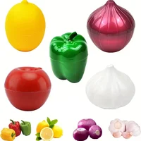 Food Box Plastic Sealed Creative Organizer Crisper Vegetable Containers Onion Garlic Green Pepper Fresh Storage Kitchen Tool 1