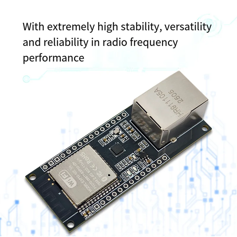 B68C ESP32-ETH 내장형 직렬 포트 네트워킹 WIFI 콤보 이더넷 모듈 블루투스 호환 MCU ESP32 무선 게이트웨이