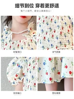 Robes pour filles, nouveaux styles d'été, vêtements pour enfants, vêtements d'été, robes d'été à la mode pour filles, jupes fleuries 3