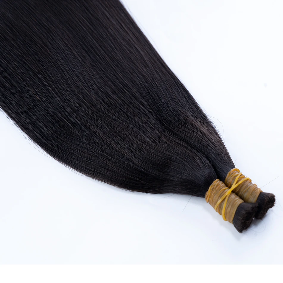 Double Drawn Vietnamese Human Hair Short Length Bone Straight Cabelo Humano No Weft Suitable for Women