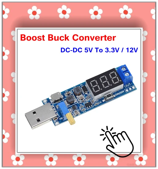 Tzt mt3608 Typ-C/Micro-USB 2a max. DC-DC Aufwärts leistungs modul Booster-Leistungs modul 3-5V bis 5V/9V/12V/24V. – Detail 1