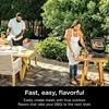 Ninja OG751BRN Woodfire Pro Outdoor Grill & Smoker with Built-In Thermometer, 7-in-1 Master Grill, BBQ Smoker, Air Fryer, Bake 3