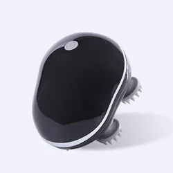 Revitalizing Red Light Therapy Scalp and Body Massager for Stress Relief and Muscle Relaxation (Black)