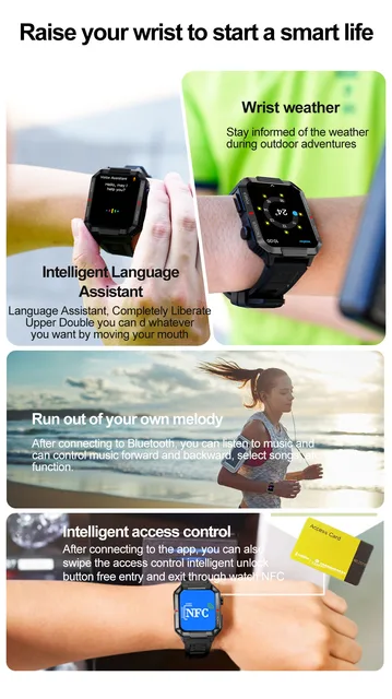 2025 new smart watch, all-round health monitoring, support Bluetooth calls, 1.99-inch high-definition large screen 4