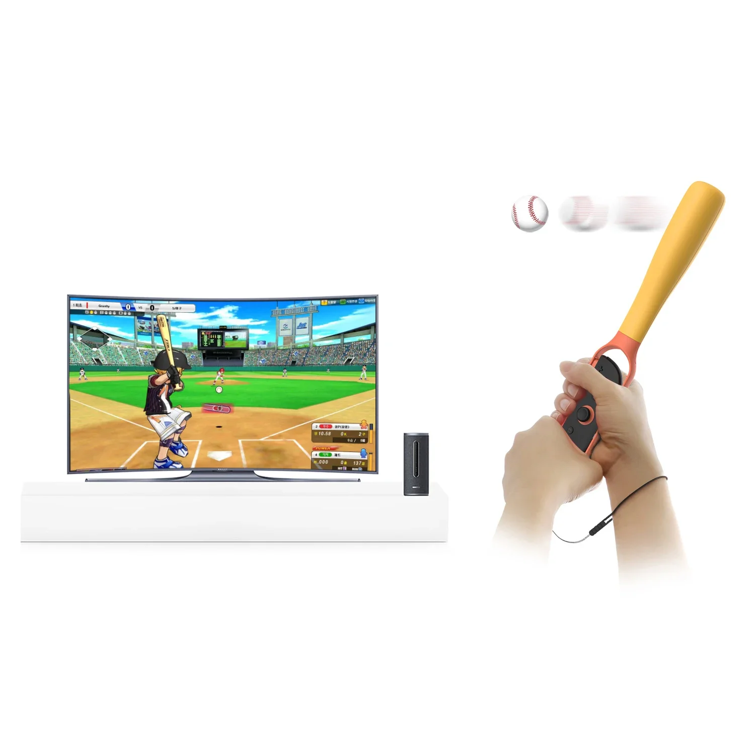 Game Sports 6-in-1 Accessory Set TNS-5115 for SWITCH 2 ,Includes Baseball Bat,Tennis Racket & Golf Club,Family Sports Party Kit