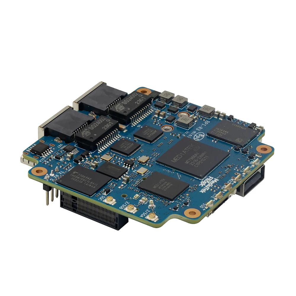 Banana Pi BPI-R3 Mini Router Board Wi-Fi6 2.4G/5G MT7976C 2G RAM 8G eMMC 2x 2.5G