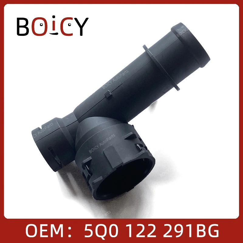 BOICY Coolant Water Hose pipe connector for Golf Arteon TRO Audi A3/S3 Q2 TT/TTS Superb Leon Ateca 5Q0122291BG 5Q0122291DS