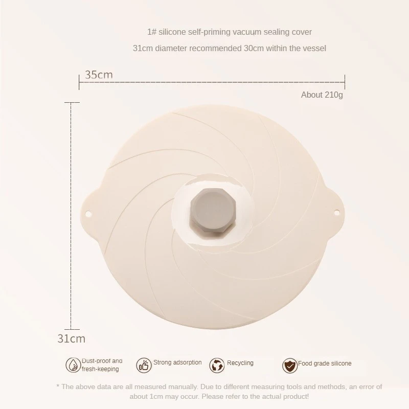 Silicone Suction Pan Lid Microwave Heat Resistant Cover Bowl Can Lid Vacuum Seal Stretch Sealer Cookware