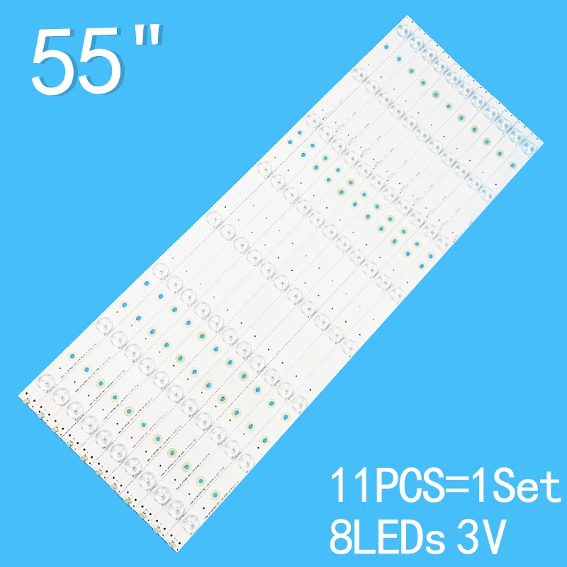 LED backlight strip For SAM.SUNG-2015CHI550-B81-3228 LM41-00182A LBM550P0801-FH-1S LED55EC530UA LED55K300UD