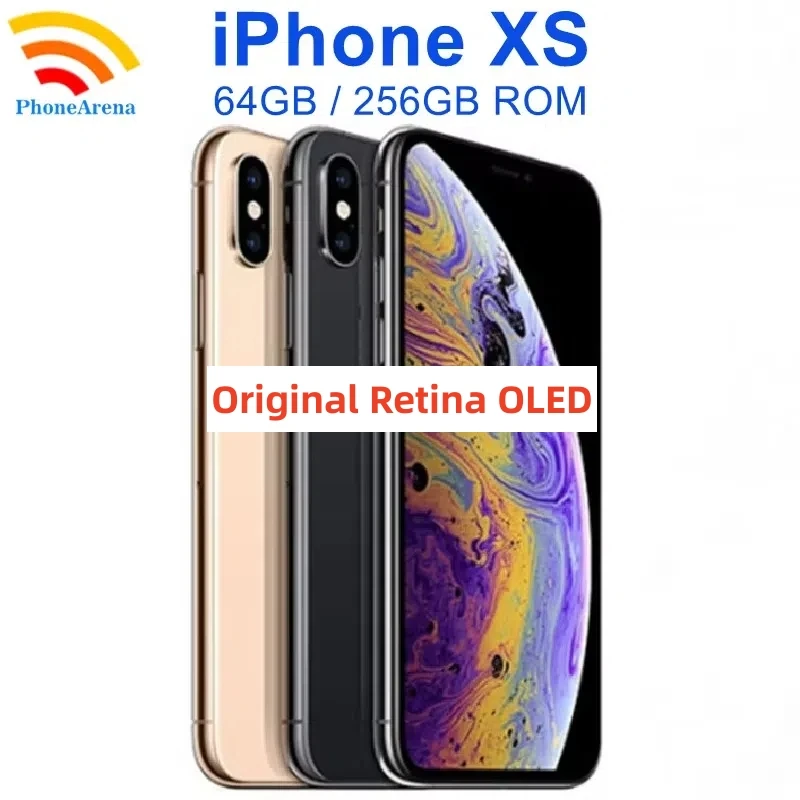 Apple-iphone xs 64GB, 256GB rom,5.8インチ,工場でロック解除