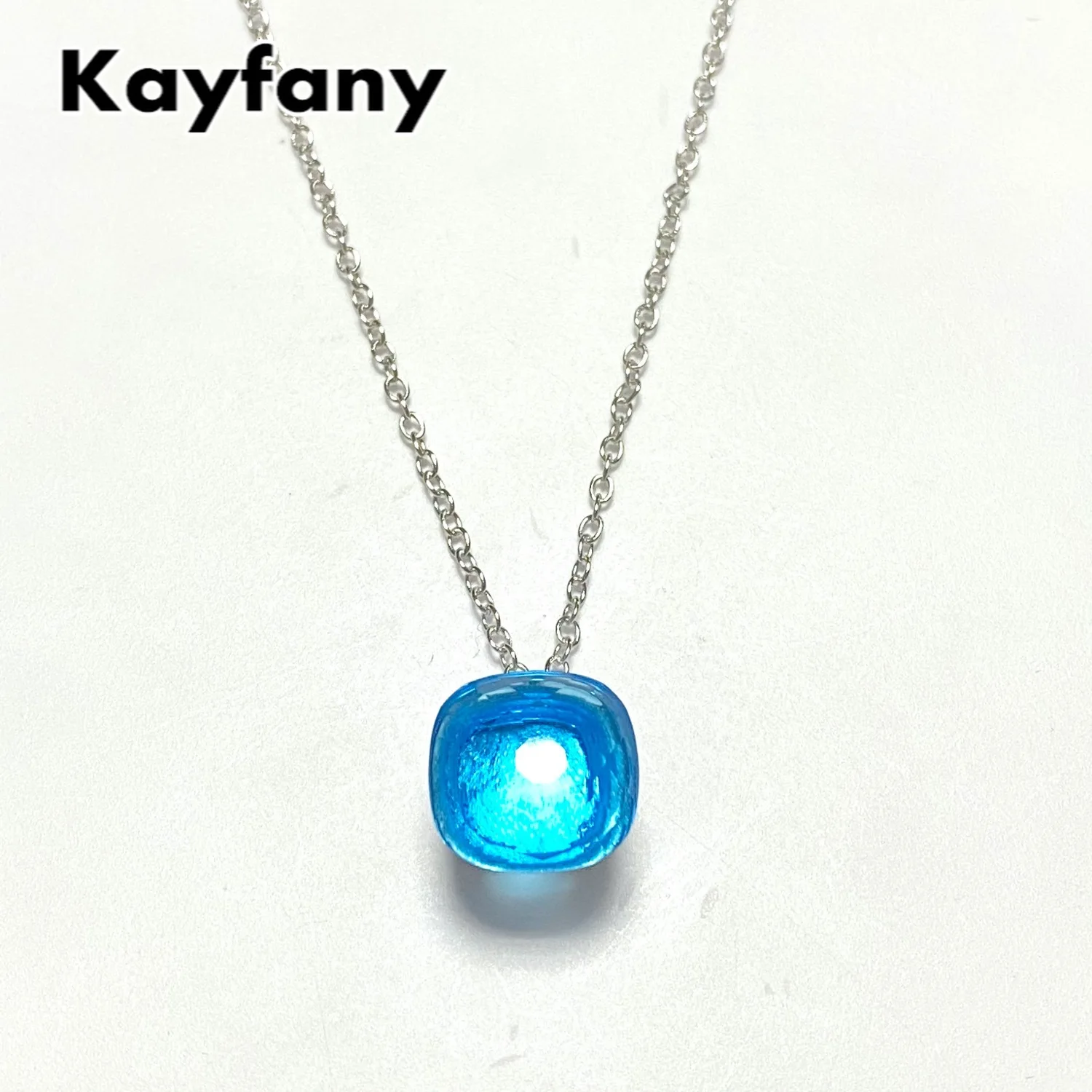 

Ожерелье женское с синим кристаллом, 11,6 мм, 13 цветов