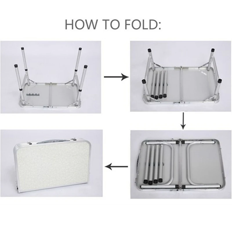 Foldable Portable Table Outdoor Furniture Picnic Camping Equipment Computer Bed Tables Ultra Light Folding Desk Aluminium Alloy foldable table