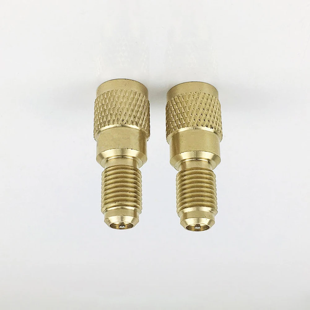 Pneumatic Fitting Air Conditioner R410a Refrigerant Gas Charging Hose 1 Pair