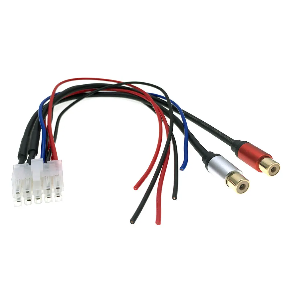 10 Pin Car Stereo Power Amplifier Harness Subwoofer RCA For