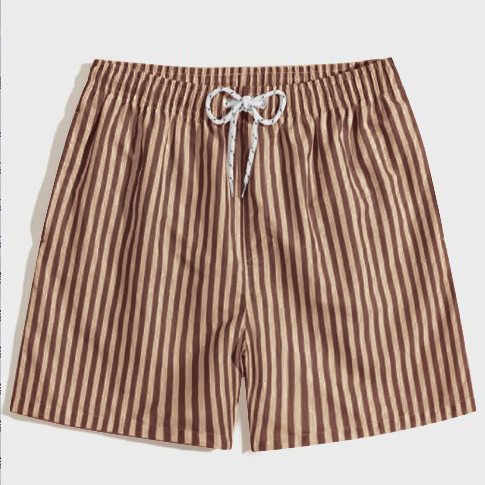 Men'S Quick Dried Shorts Fashion Stripe Male Pants Thin Loose Casual Beach Shorts Drawstring Summer Casual Trousers For Mens 3