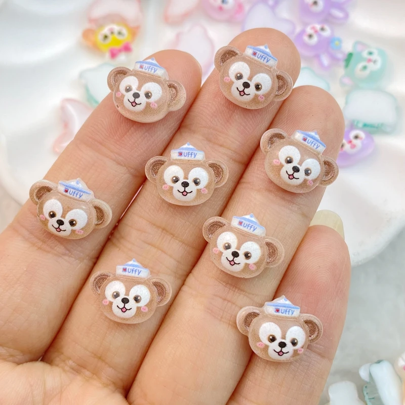 Mixed Nail Art Resin Cartoon Monkeys Cats Rabbits Designer Charms Rhinestones DIY Craft For Nail 3D Decorations 50Pcs resin nail art crafts cartoon animals nail art accessories cartoon animal nail art crafts resin embellishments