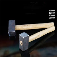 Stone hammer, square head, square head, wooden handle, heavy-duty wall smashing and wall dismantling, multifunctional 1