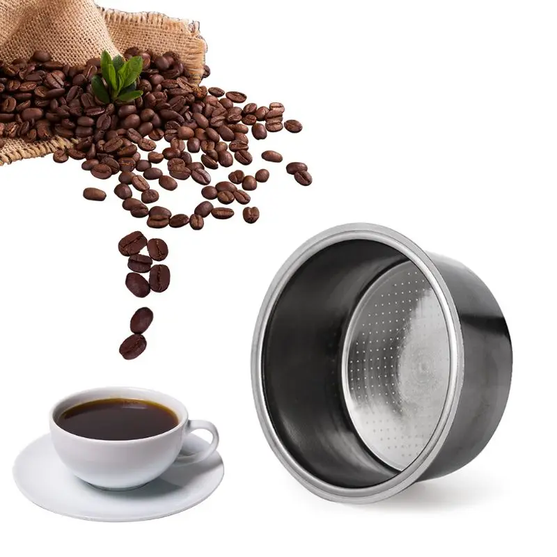 

Reusable Coffee Filter Basket Replacement Filter Stainless Steel Permanent Coffee Filter Suitable for Coffee Brewer Dropship