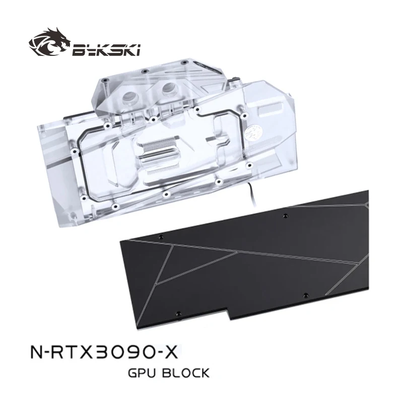 PC用ファン・クーラー Bykski nVidia RTX3090 FE Water Block Bykski Full Coverage GPU Water Block and Backplate for nVidia