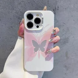 Luxury Colorful Hollow Butterfly Matte Phone Case - Samsung A52 (CYW - 296CY250507201)