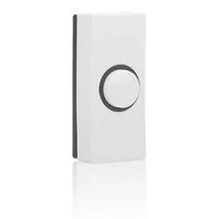Plastic Hard Wiring Press Button Press Button Push Press White 86MMX37MMX22MM Chime Bell Door Bell Inserts Wall 1