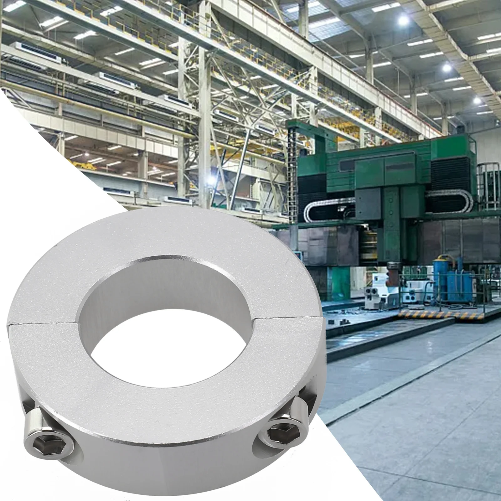 Clamp Collar  Double Split  13-30mm Inside  Diameter  Shaft Collar Clamp Type  Aluminum Alloy Fixed Rings Clamp Collar