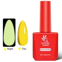 15ml Glow in the Dark Top Coat, Luminous Effect Functional Soak Off Gel Nail Polish for Home Salon Nail Art Manicure Pedicure 1