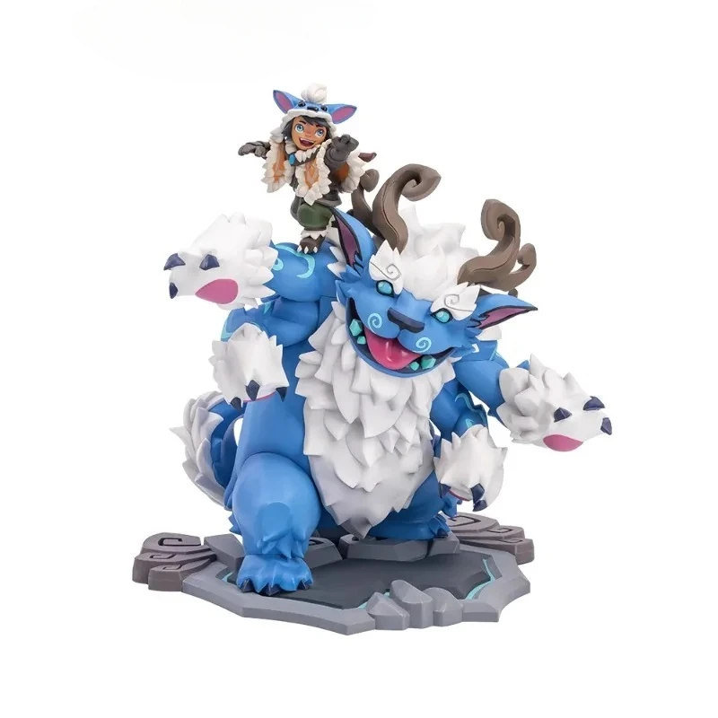 

Original Genuine LOl The Boy and His Yeti Nunu Willump Anime Figures Toys Kid Gift Action Game Periphery Medium Sized Sculpture