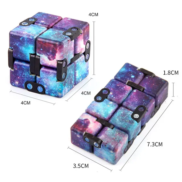 Autism Anti Stress Relief Creative Toy Infinite Cube Magic Cube Office Flip Cubic Puzzle Stop Stress Reliever Autism Adult Toys 6